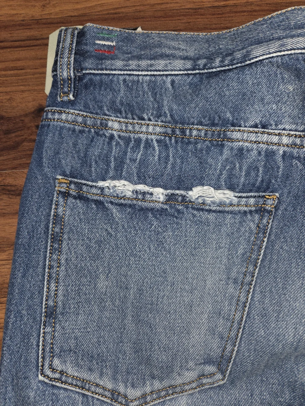 Diesel Straight-Leg Jeans in Medium Blue Denim